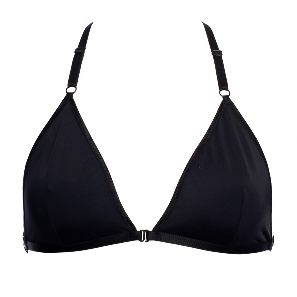 Black Triangle Swimwear Top – flashyouandme