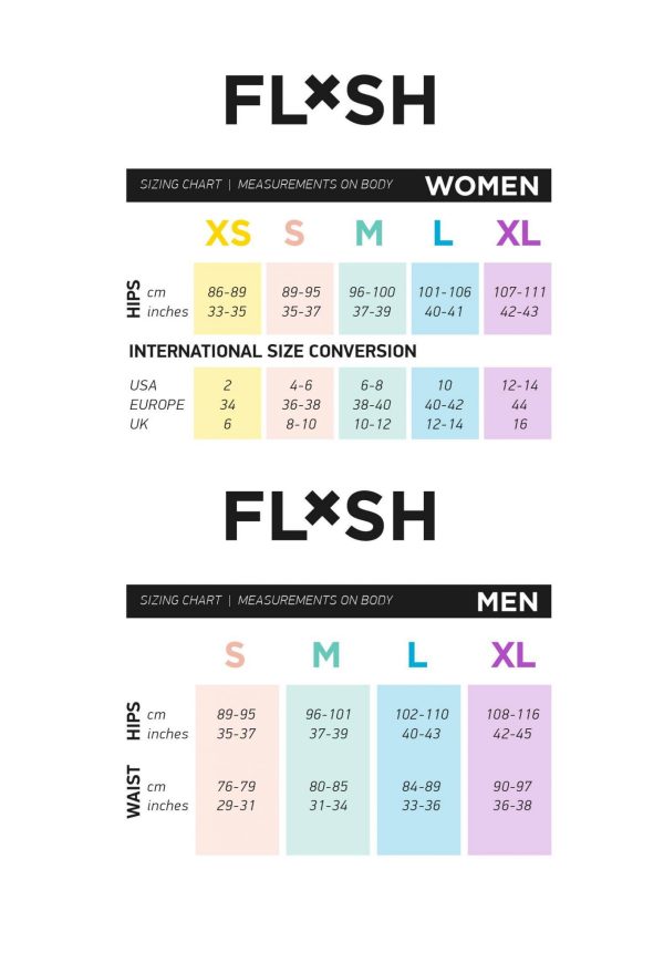 Sizing chart