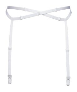 Bondage Garter Belt in White