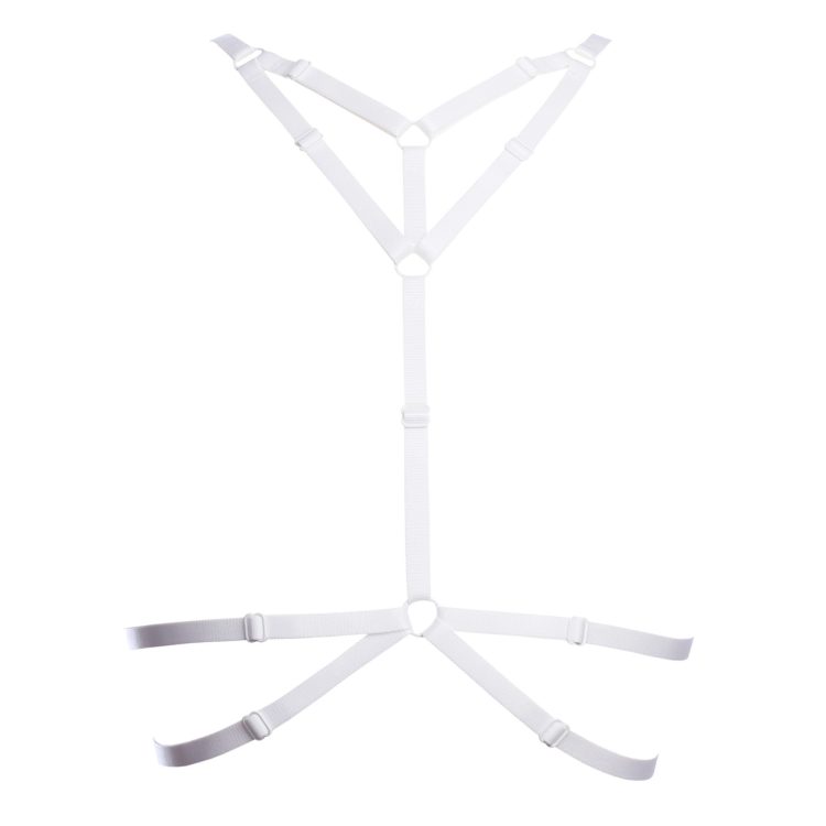 The Emma Harness in White