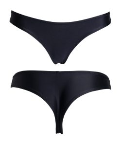 Black Brazilian Cut Swimwear Bottoms.