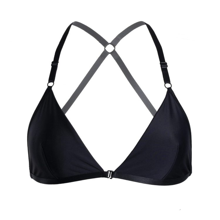 Black Triangle Swimwear Top