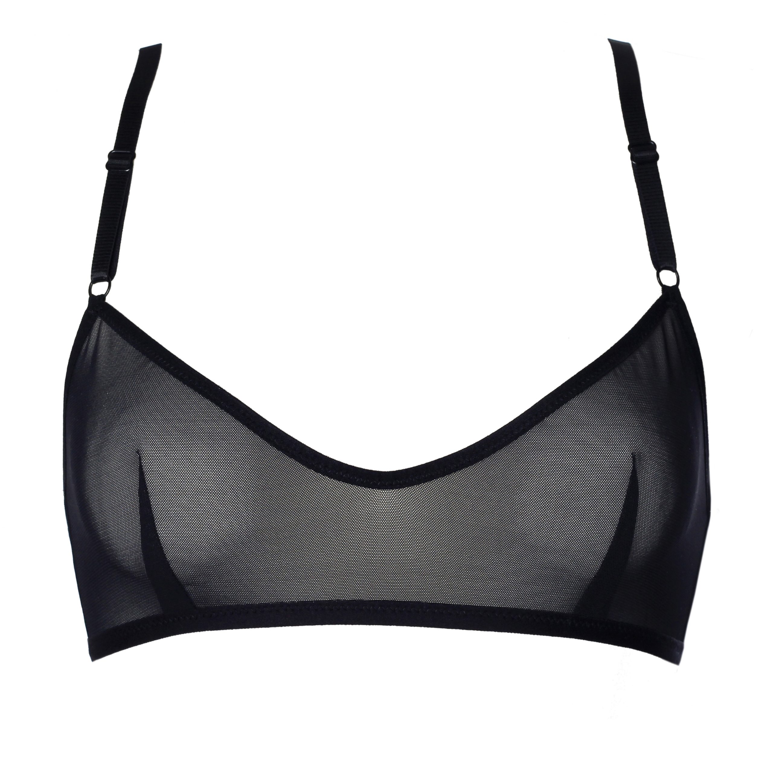 Black Mesh Bralette by Flash you and me Lingerie