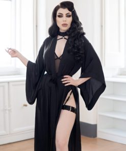 ALIVIA Bondage Playsuit in Black