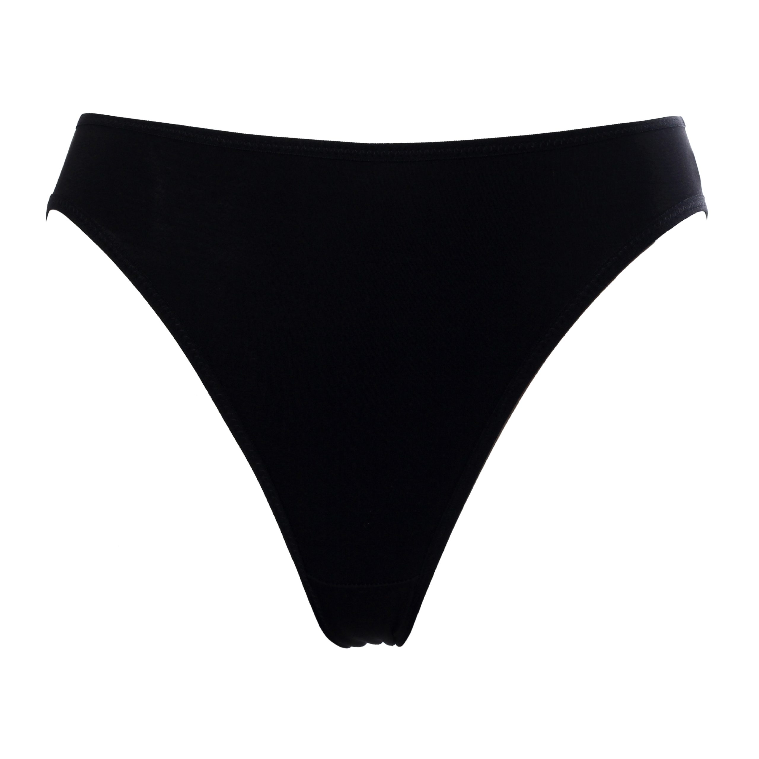 High Cut Panties From Black Jersey by Flash you and me