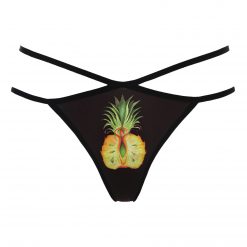 Pineapple Diamond Shaped Thong With Straps