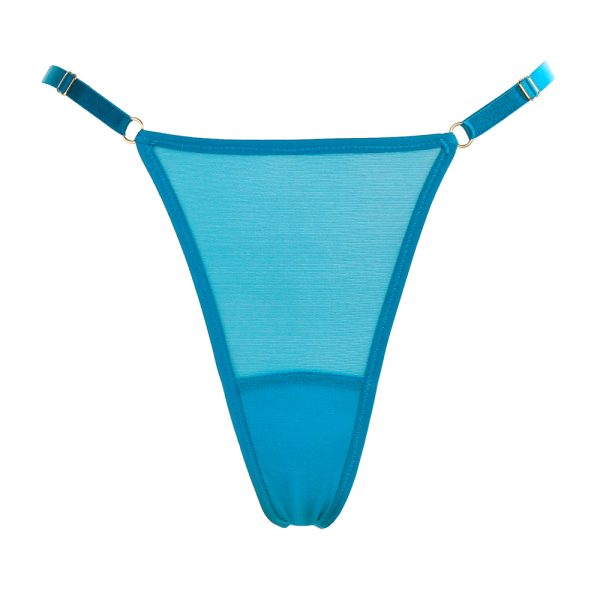 adjustable high cut thong in deep water by flash you and me