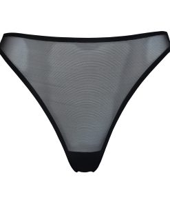 black mesh high cut panties by flash you and me