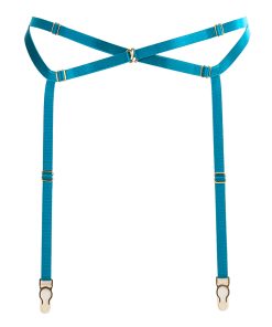 bondage garter belt in deep water by flash