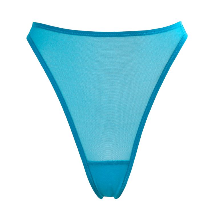 high cut thong in deep water by flash