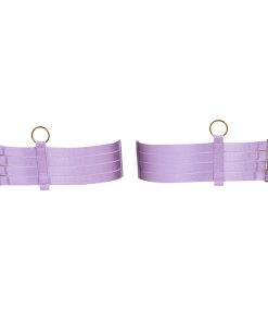 lavender leg garters by flash you and me