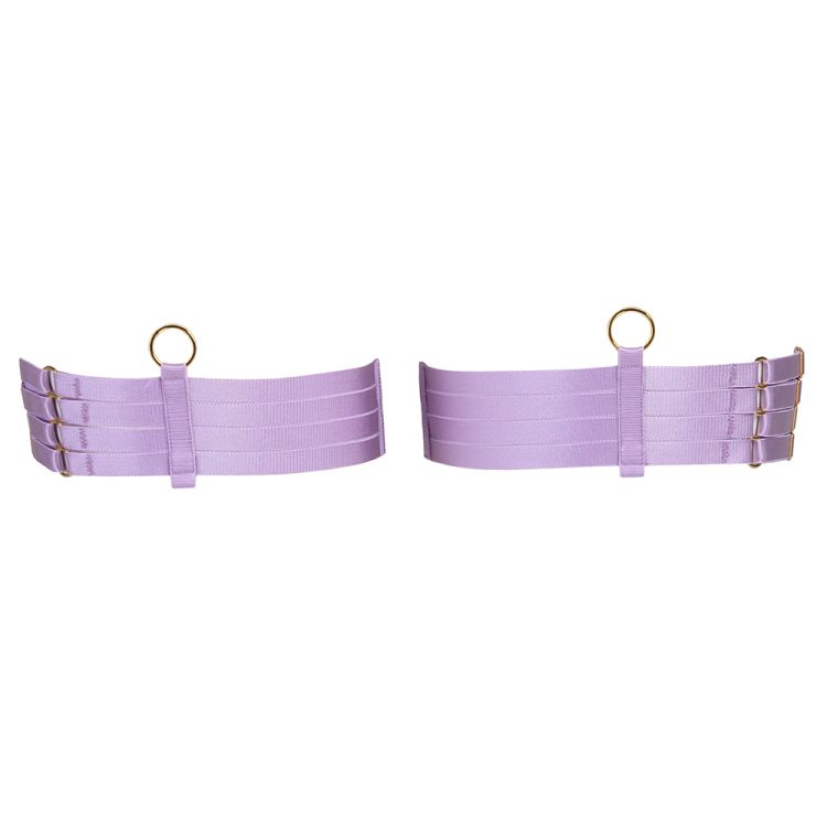 lavender leg garters by flash you and me