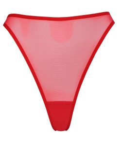 red mesh high cut thong by flash you and me