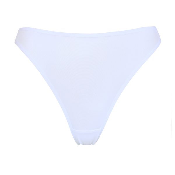 white mesh hight cut panties by flash you and me