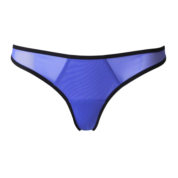 Blue-Mesh-Thong-with-Black-Trimming