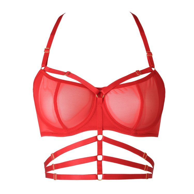 Red-Mesh-Bondage-Bra