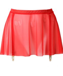 Red-Skirt-Garter-Belt