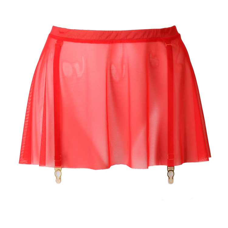 Red-Skirt-Garter-Belt