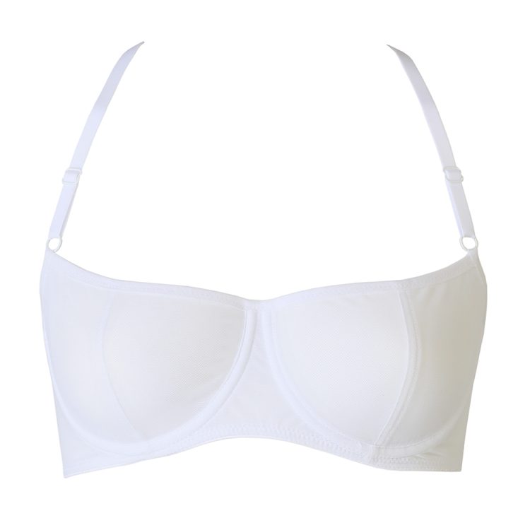 White-Mesh-Underwire-Bra