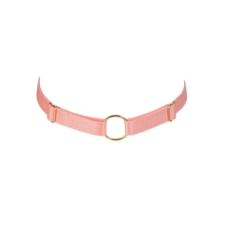 Base Choker Accessory in Peach