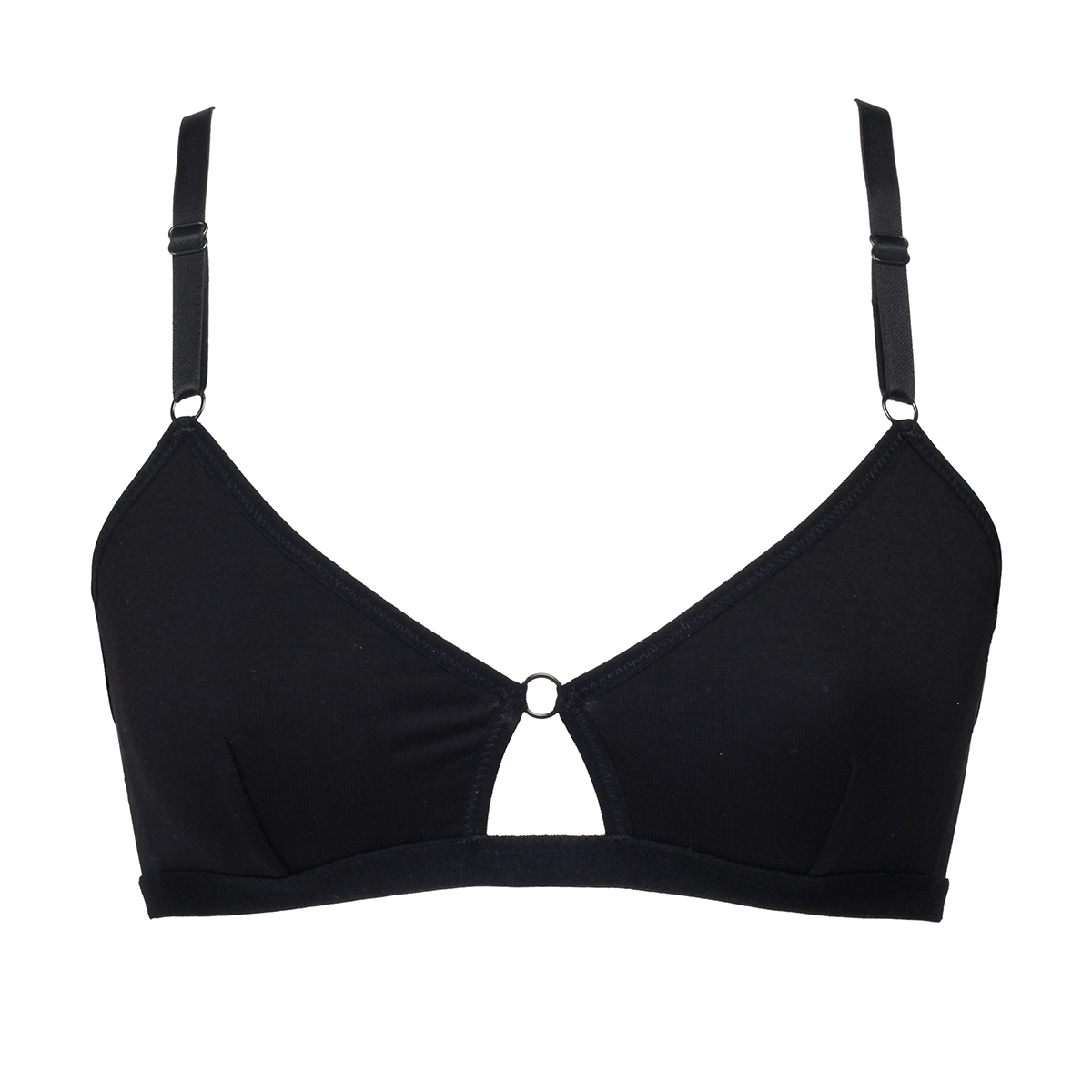 Black mesh and jersey bralette by Flash you and me Lingerie