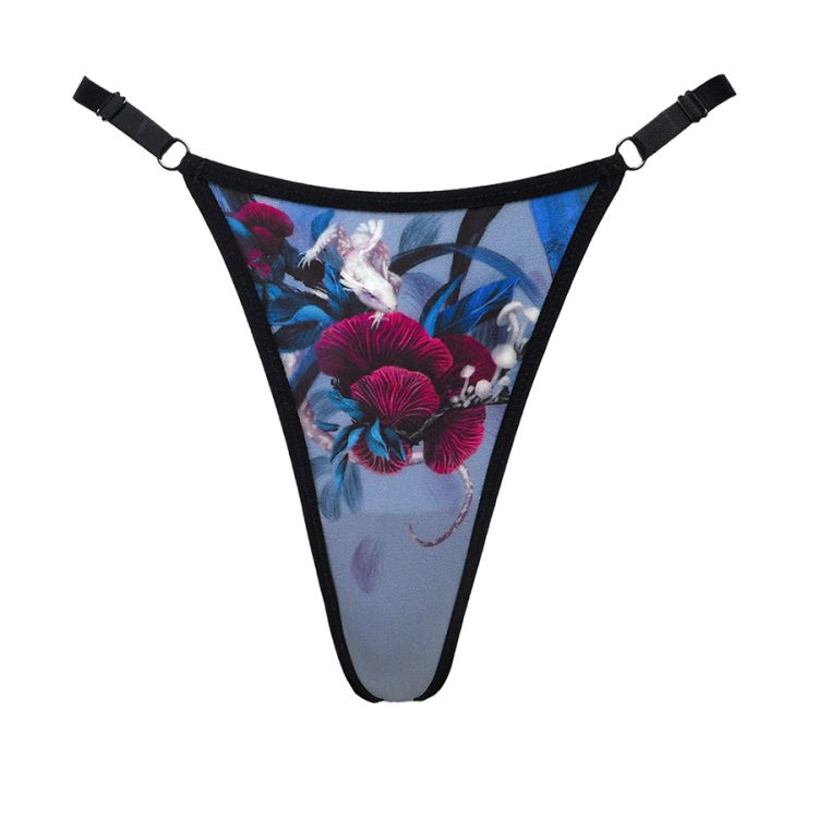 Adjustable high cut thong Twilight