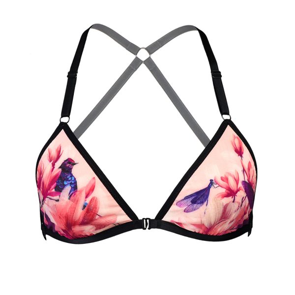 Triangle bralette DRAGONFLY