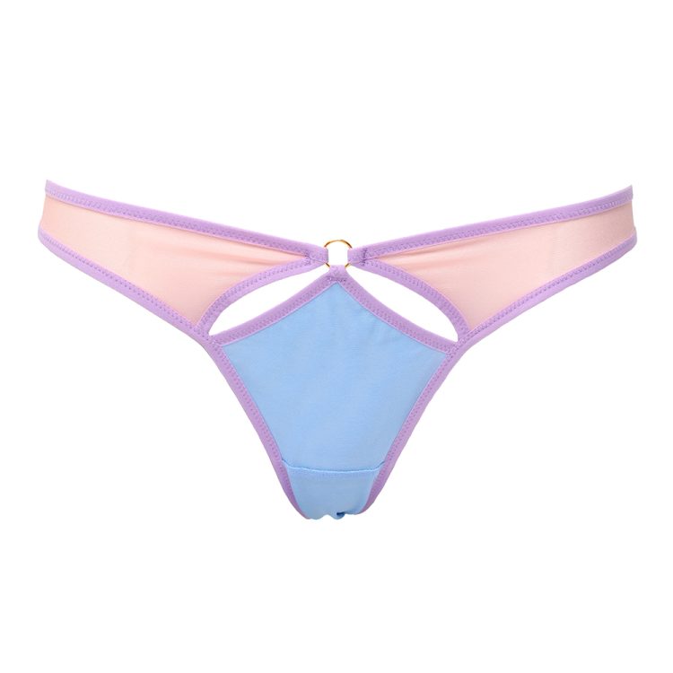 Low Cut Pastel Panties with Cut-outs