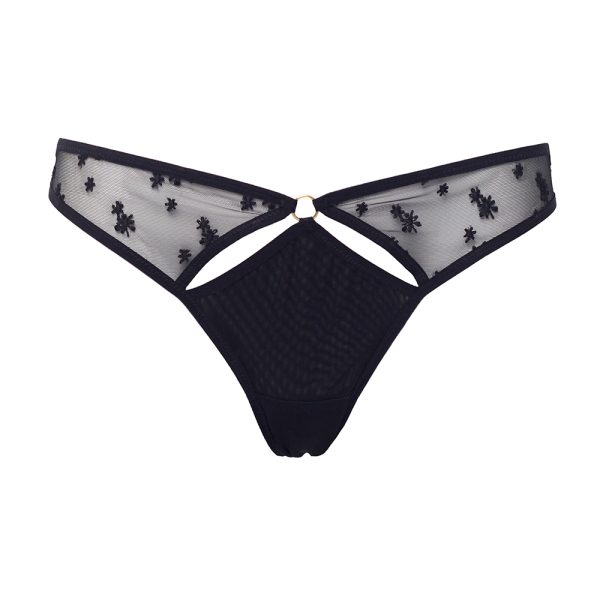 Stardust Mesh Panties with Cut-Outs