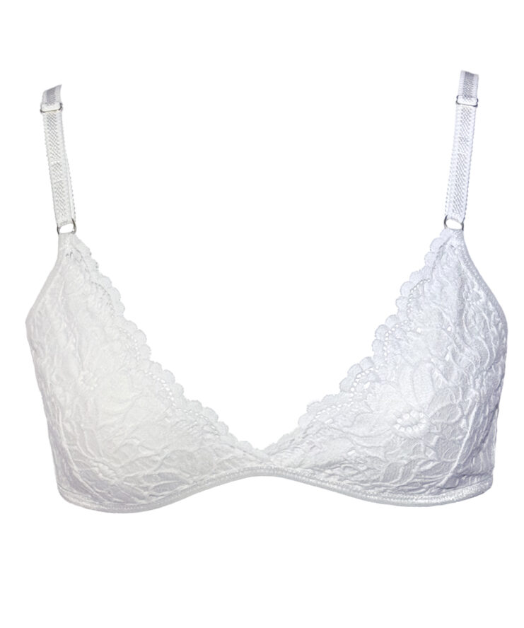 White Lace Bra