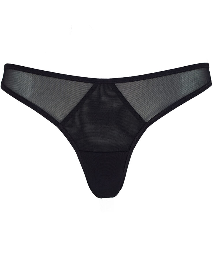 Brazilian Panty from Black Mesh