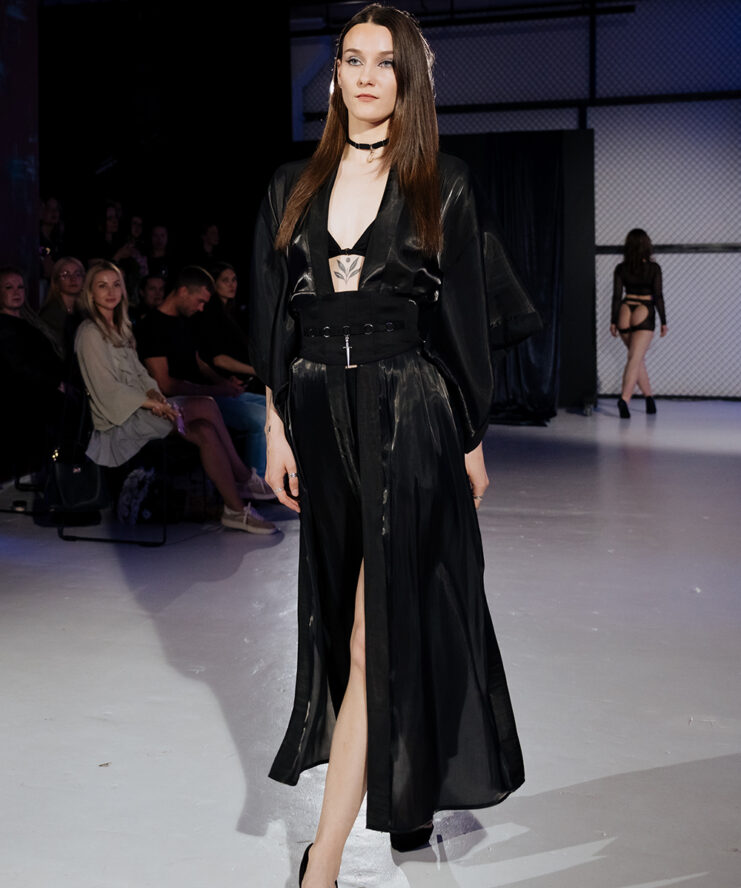 Moonlight Kimono With Waist Cincher