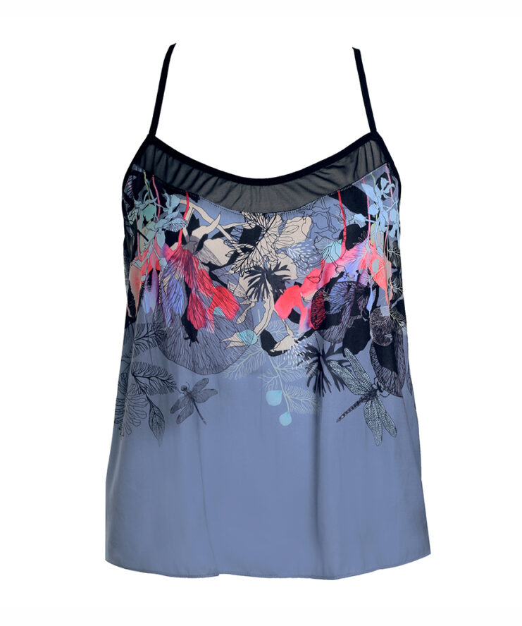 Dragonfly print top
