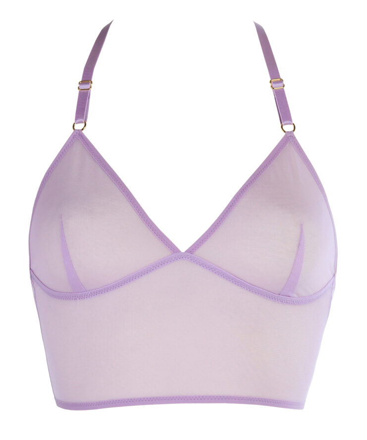 Lavender mesh top
